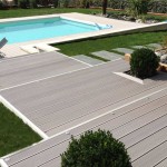 Liaison terrasse-piscine proche Saint-Orens