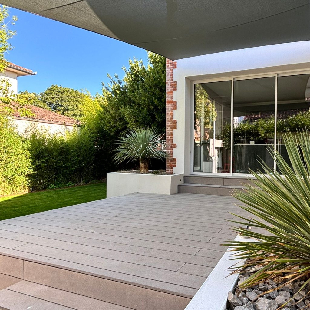 Aménagement d’une terrasse